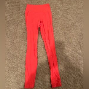 Never won Lululemon Double Align Leggings Raspberry Cream 28’’